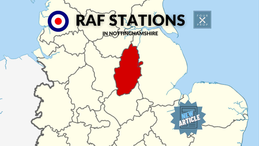 RAF in Nottinghamshire Four Prop