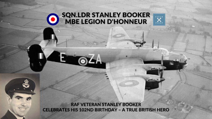 RAF veteran Stanley Booker celebrates his 102nd birthday – a true British hero