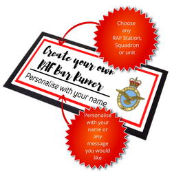 Create Your Own RAF Bar Runner