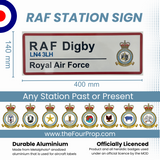 RAF Station Wall Sign