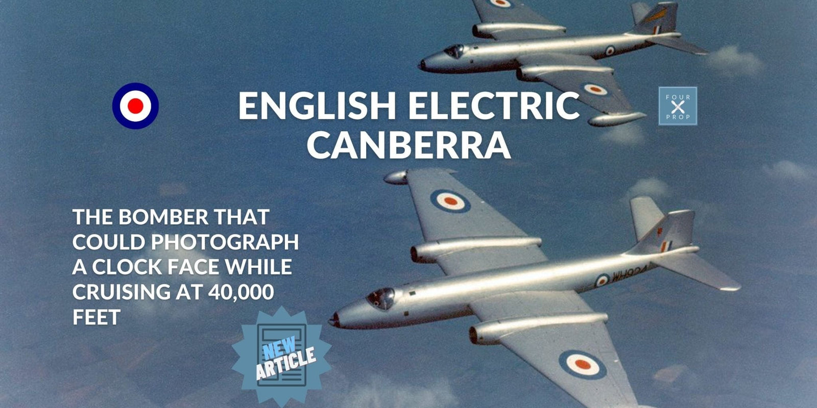 English Electric Canberra - Four Prop