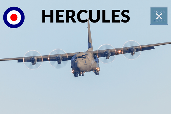 Hercules Flypast - Four Prop