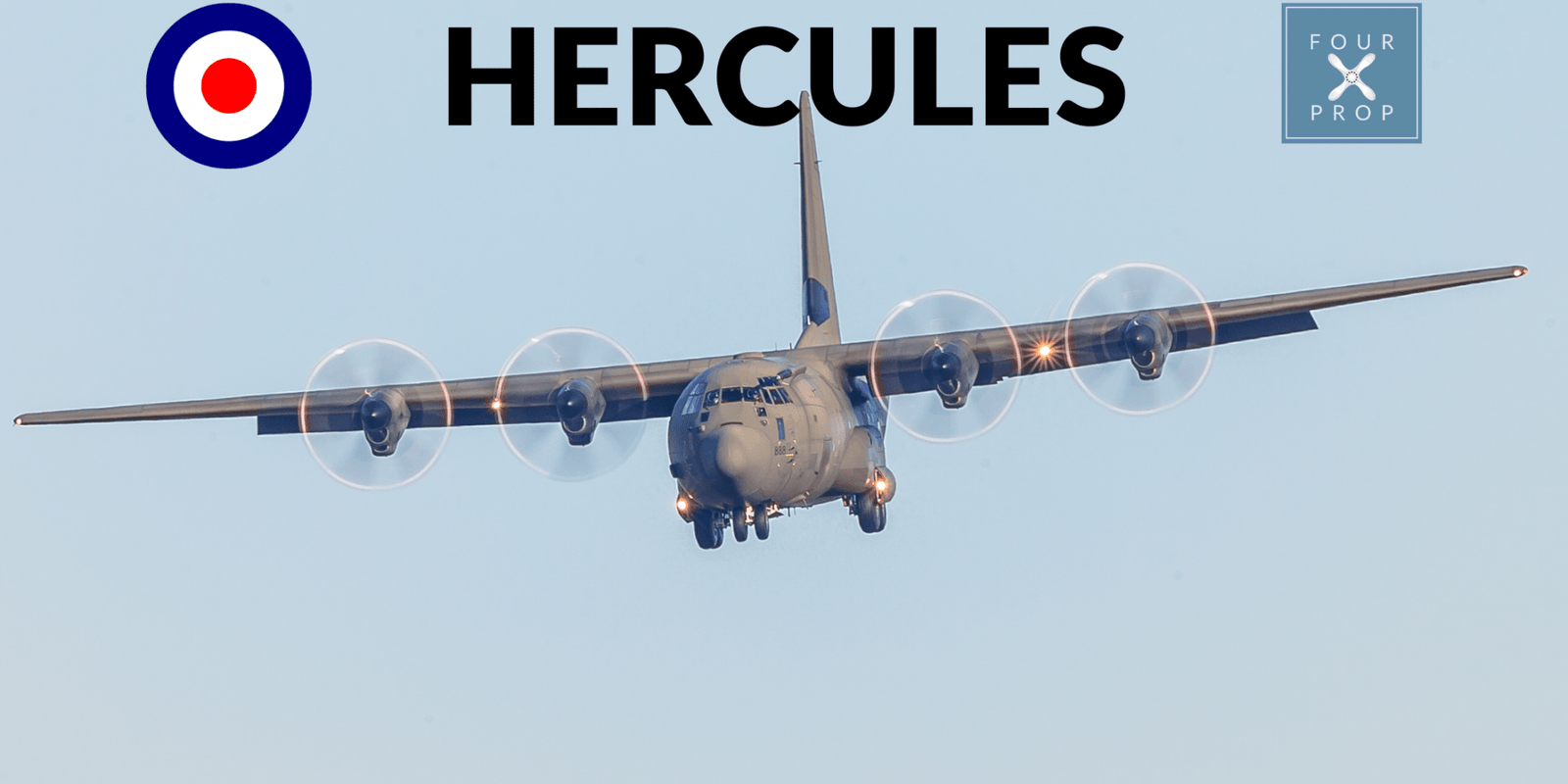 Hercules Flypast - Four Prop