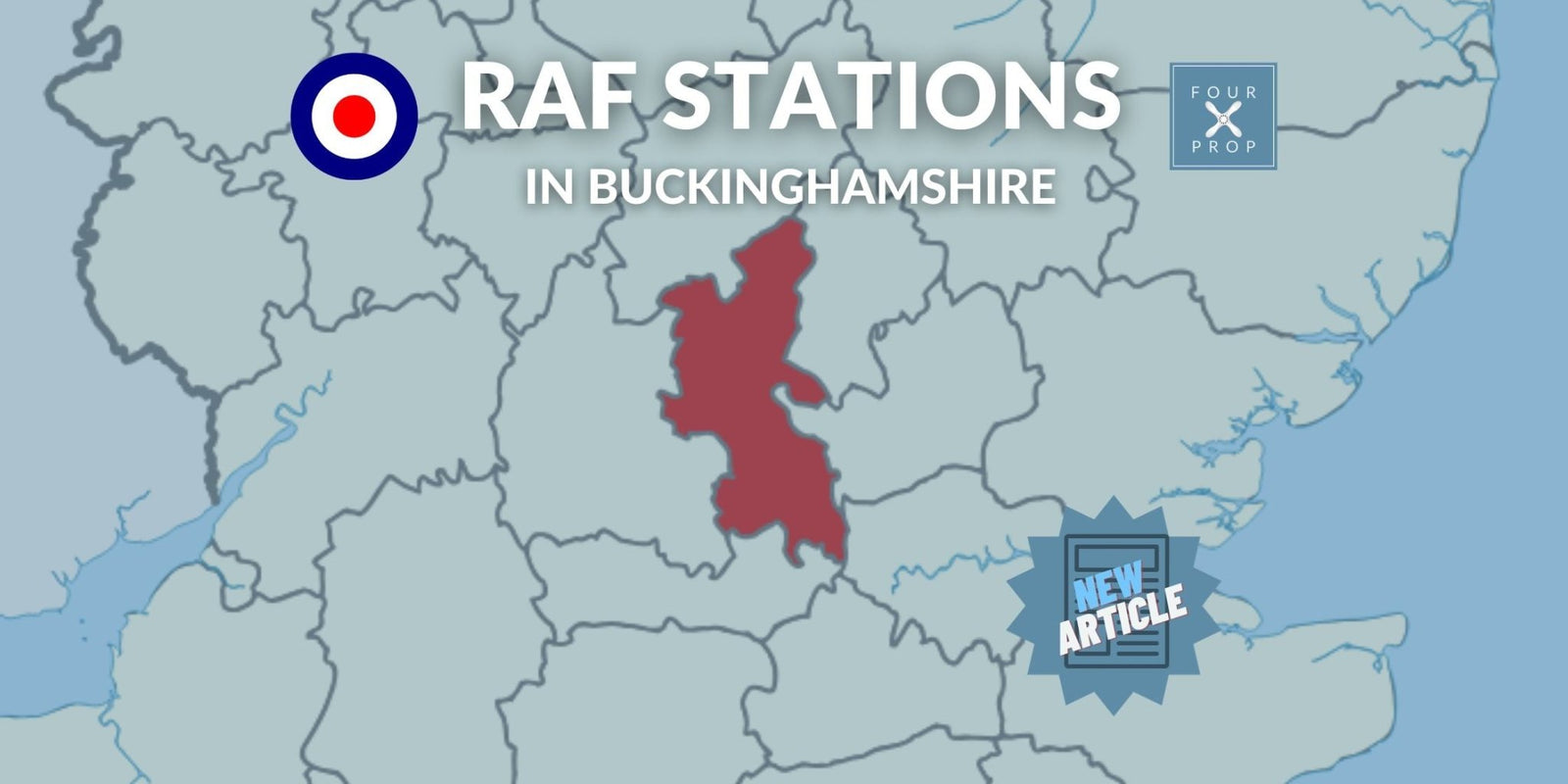 RAF in Buckinghamshire - Four Prop