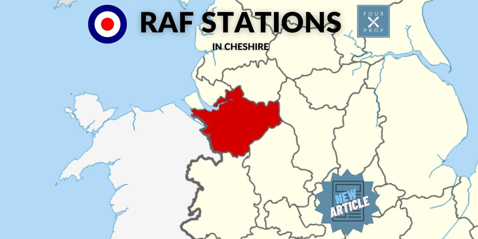 RAF In Cheshire - Four Prop