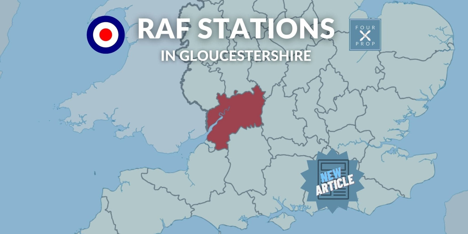 RAF in Gloucestershire - Four Prop