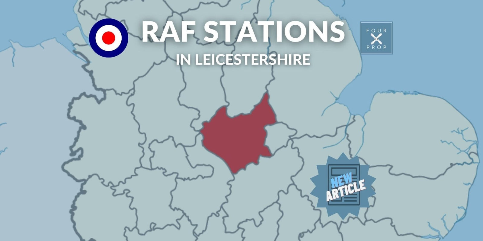 RAF in Leicestershire - Four Prop