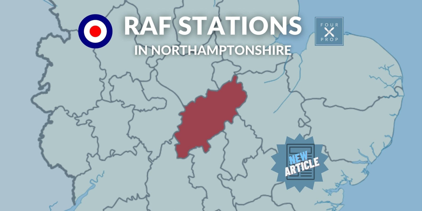 RAF in Northamptonshire - Four Prop