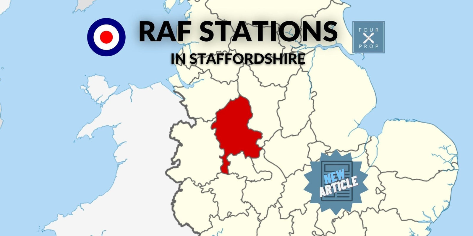 RAF in Staffordshire - Four Prop