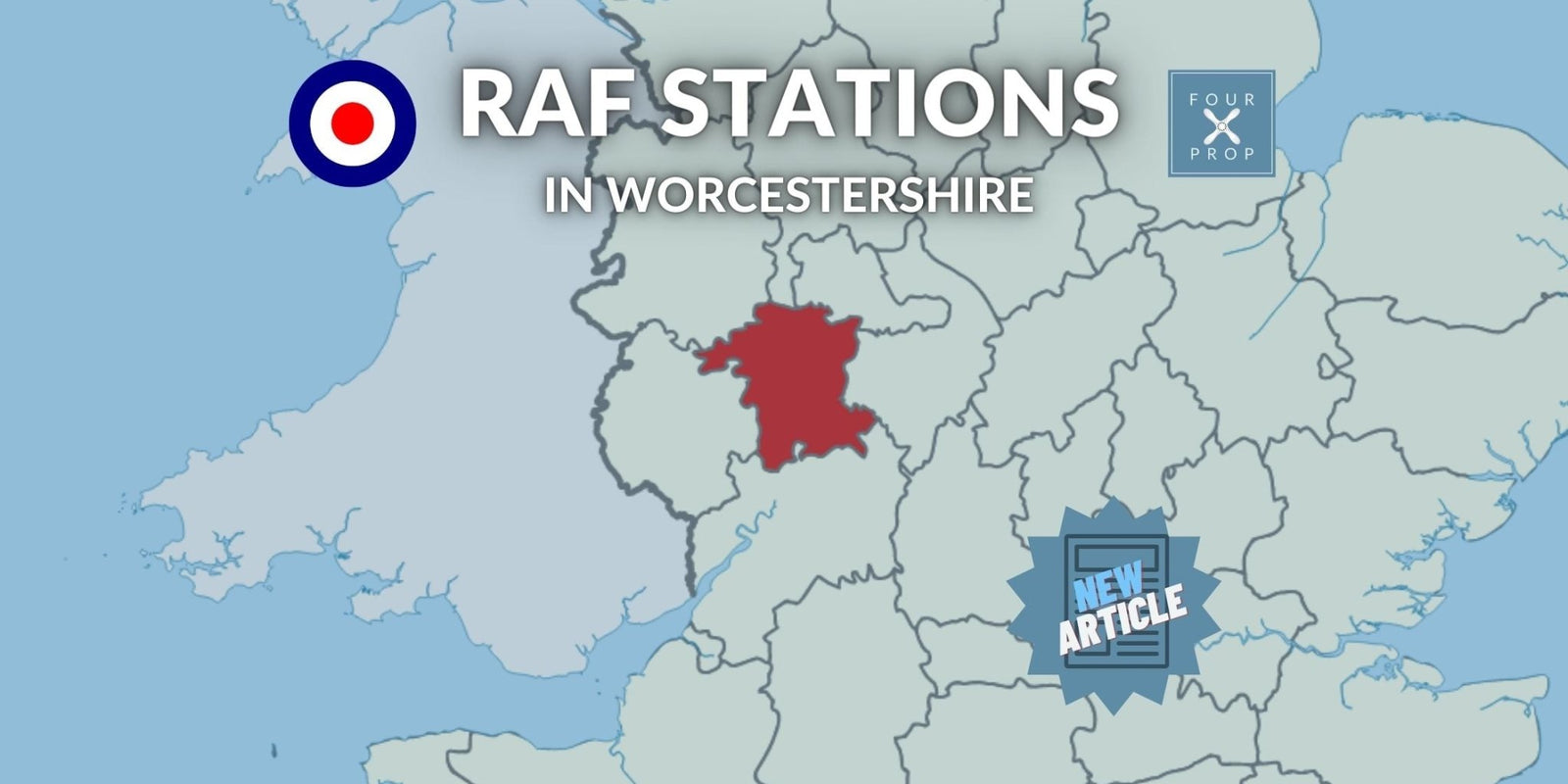 RAF in Worcestershire - Four Prop