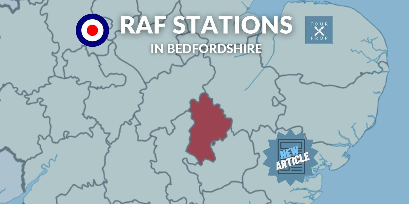 RAF Stations in Bedfordshire - Four Prop