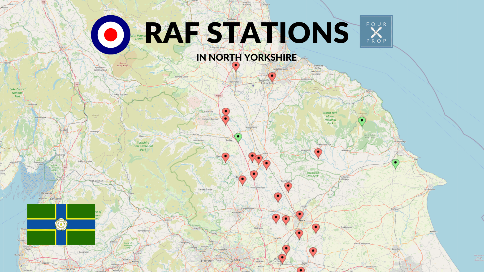 RAF Stations in North Yorkshire – Four Prop