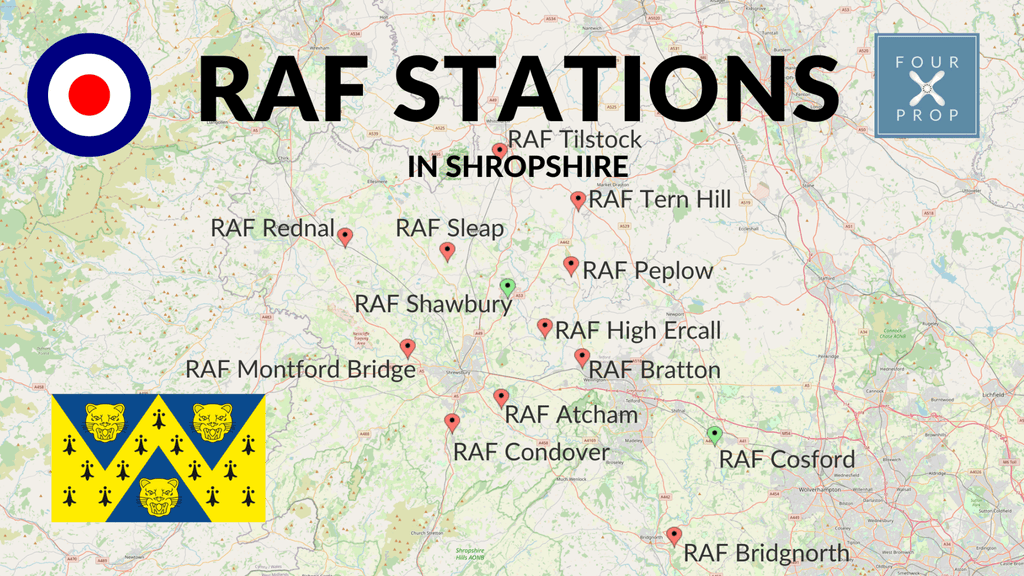 RAF Stations in Shropshire – Four Prop