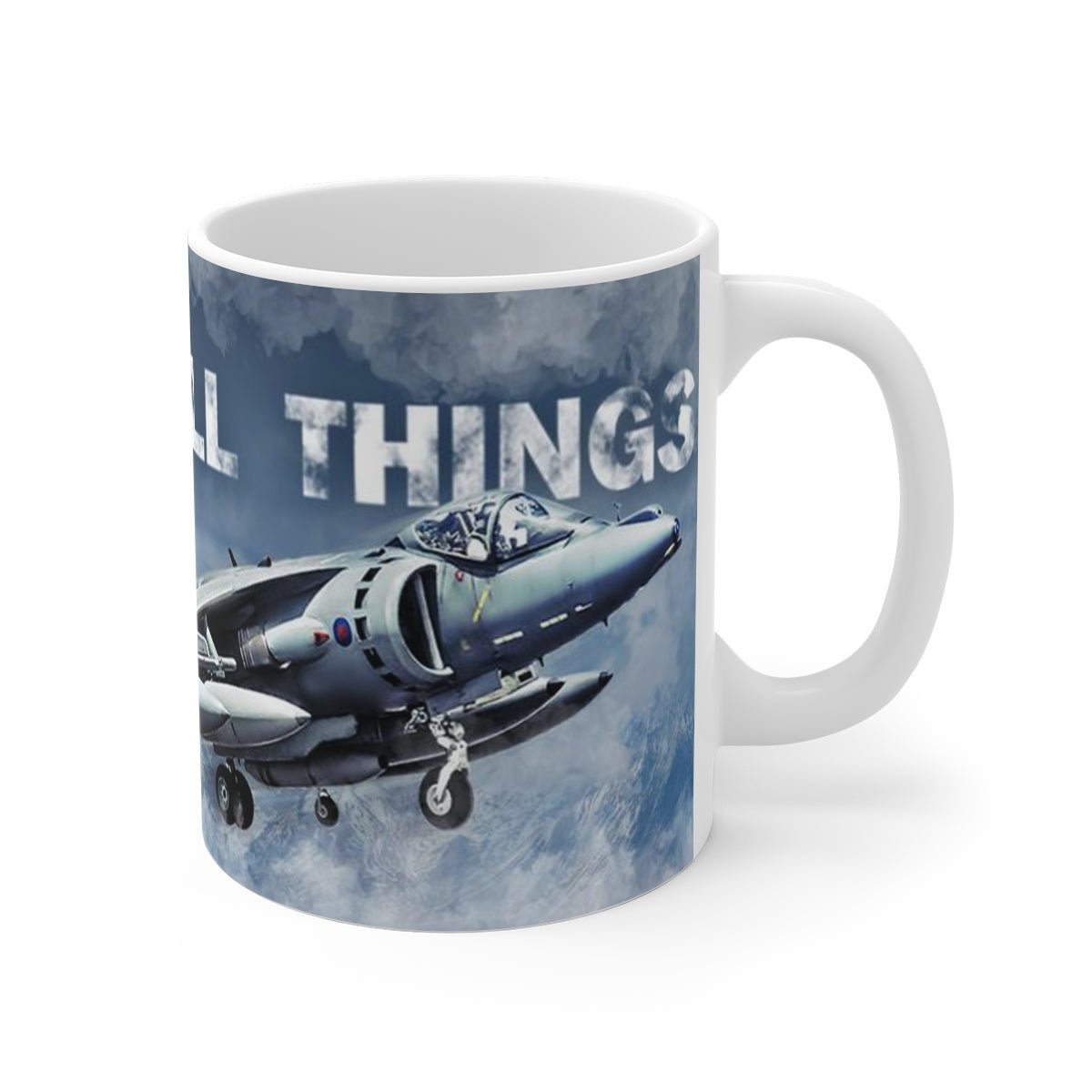 1 (F) Squadron Harrier Mug - Four Prop
