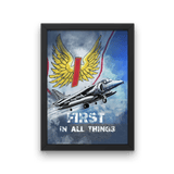 1 Sqn Harrier Framed Print - Four Prop