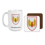 1 Sqn Tail Badge Mug and Coaster Set - Four Prop