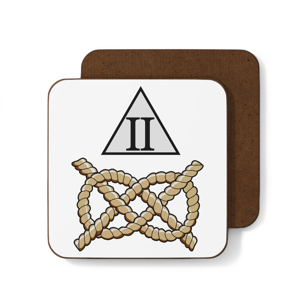 2 Sqn Tail Badge Coaster - Four Prop