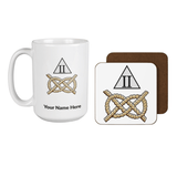 2 Sqn Tail Badge Mug and Coaster Set - Four Prop