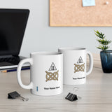 2 Sqn Tail Badge Mug and Coaster Set - Four Prop