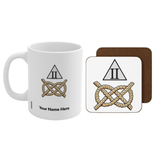 2 Sqn Tail Badge Mug and Coaster Set - Four Prop