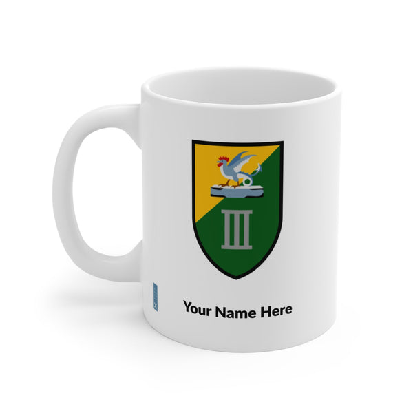 3 Sqn Tail Badge Mug and Coaster Set - Four Prop