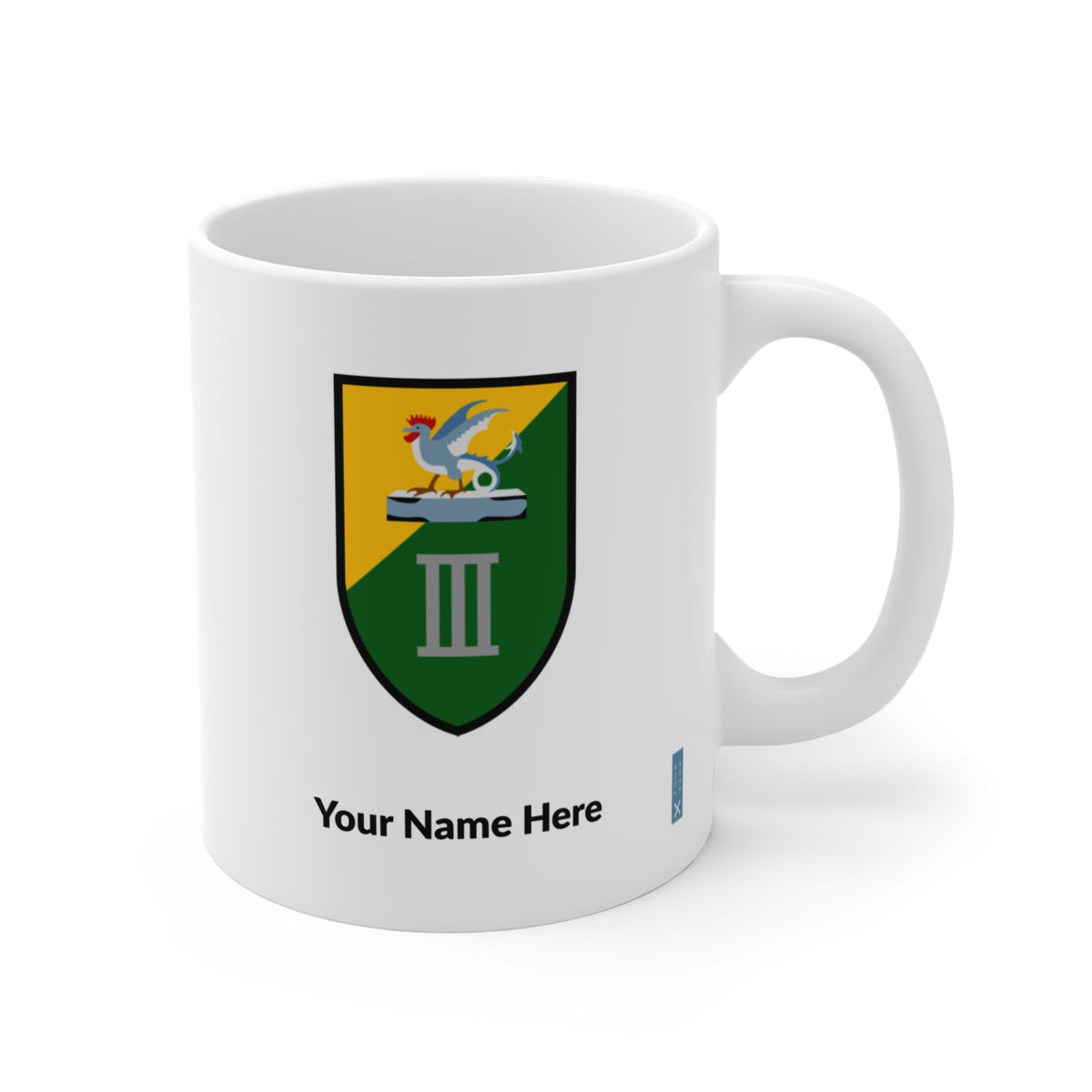 3 Sqn Tail Badge Mug and Coaster Set - Four Prop