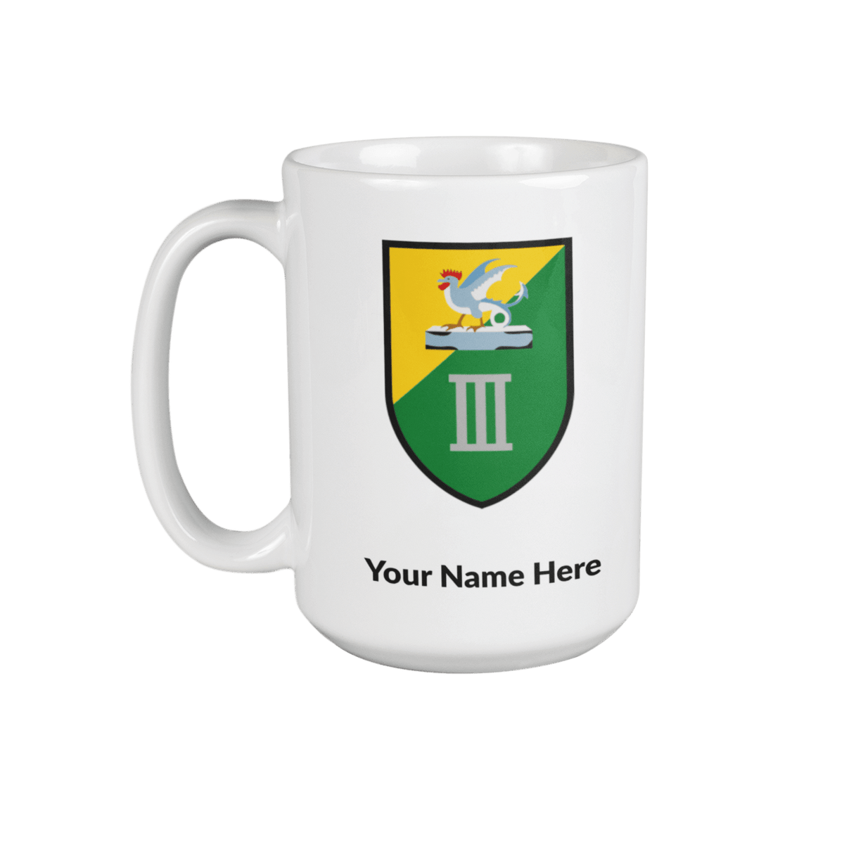 3 Sqn Tail Badge Mug and Coaster Set - Four Prop