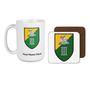 3 Sqn Tail Badge Mug and Coaster Set - Four Prop
