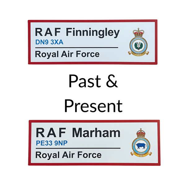 Raf Sign In RAF Station Wall Sign – Personalised for Any RAF Station (Past or Pres ...