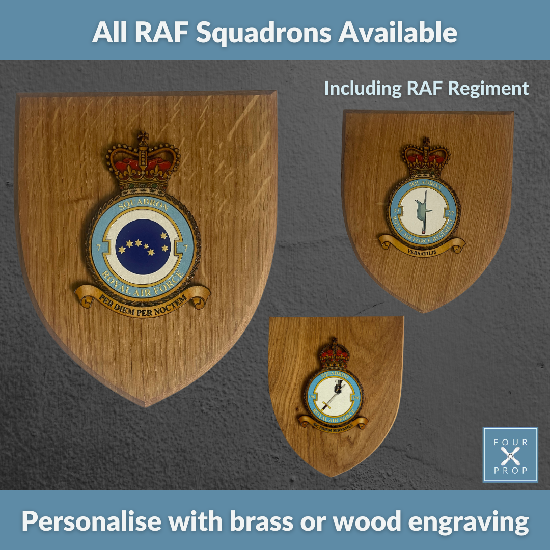 RAF Wall Plaque – Four Prop