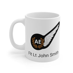 Air Electronics (AE) Flying Badge Mug - Four Prop