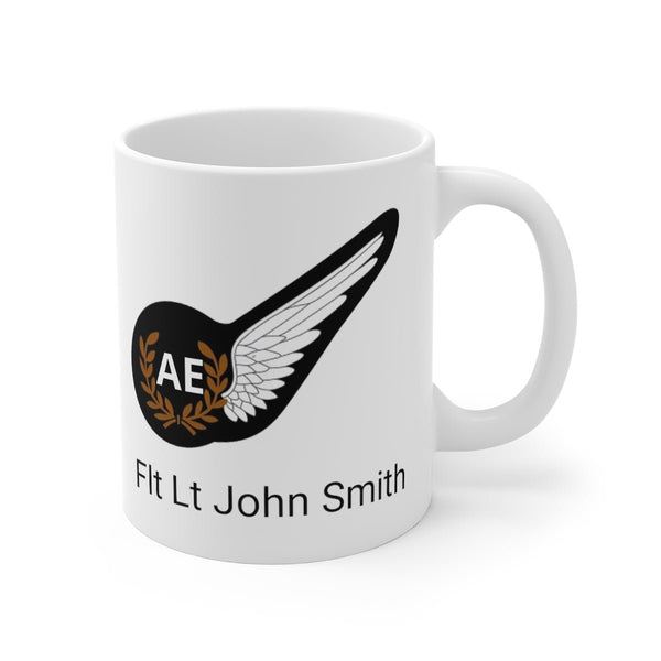 Air Electronics (AE) Flying Badge Mug - Four Prop