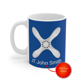 Blue Junior Technician (JT) Mug - Four Prop