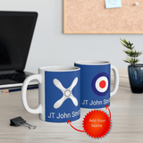 Blue Junior Technician (JT) Mug with Roundel - Four Prop