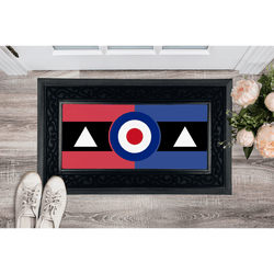 II(AC) Squadron Roundel Heavy Duty Door Mat - Four Prop