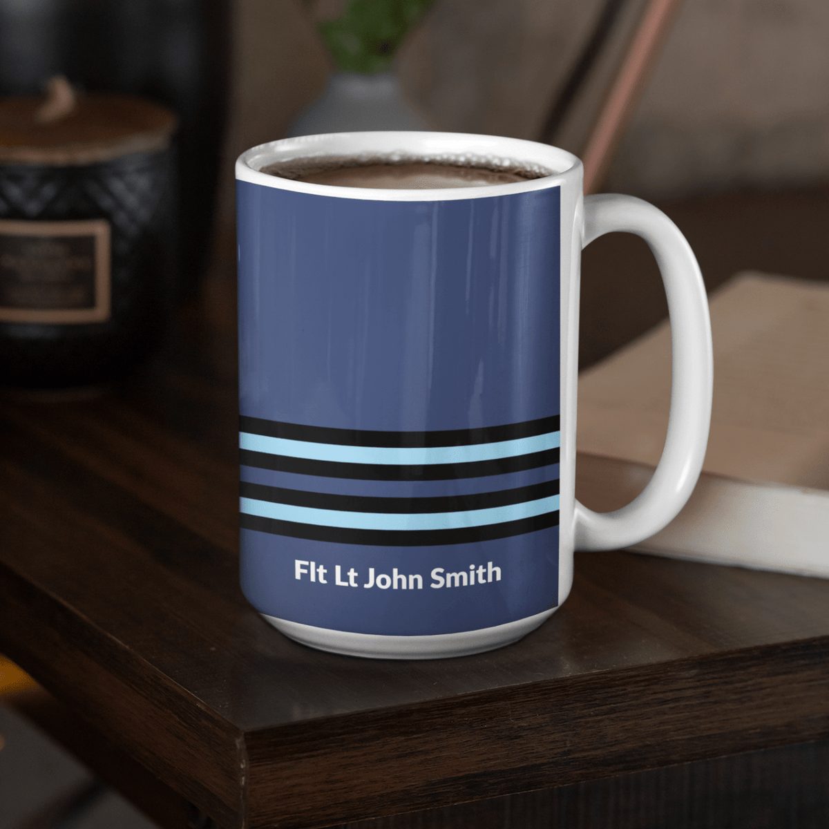 Personalised RAF Officer Mug - Four Prop