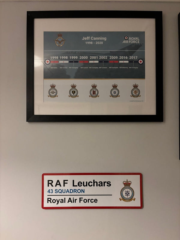 RAF Career Print and Station Wall Sign Bundle - Four Prop