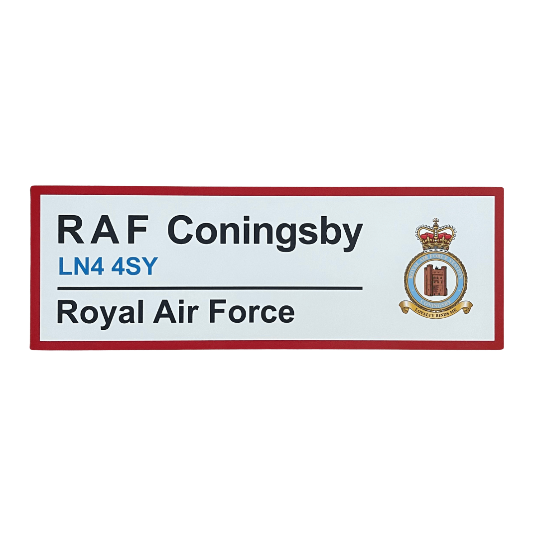 RAF Coningsby Station Wall Sign - Four Prop