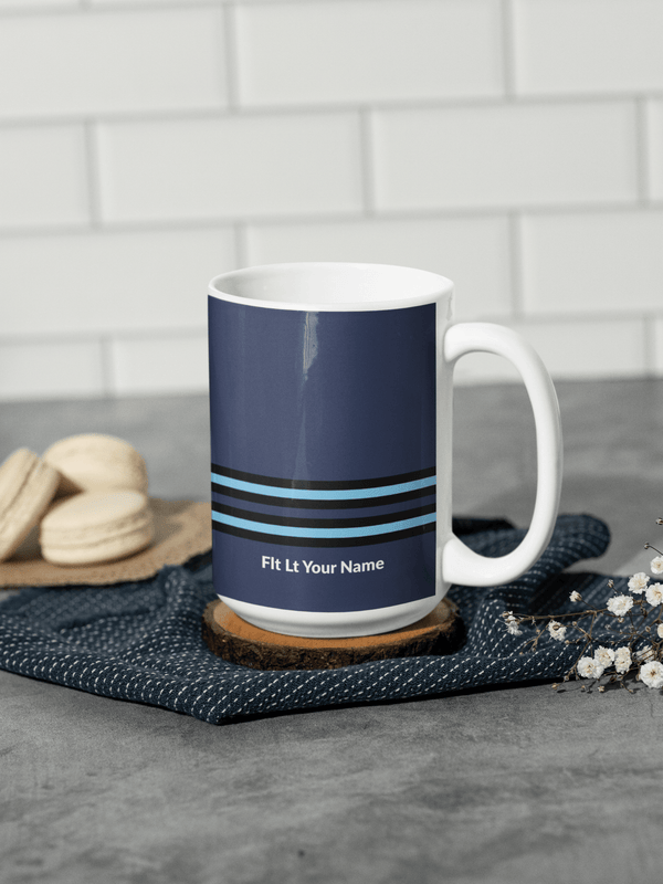 RAF Officer Large Mug & Coaster Set - Four Prop