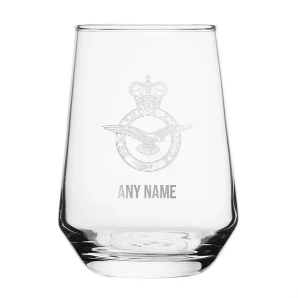 RAF Personalised Engraved Craft Beer Glass - Four Prop