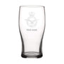 RAF Personalised Engraved Pint Glass - Four Prop