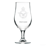 RAF Personalised Engraved Stemmed Beer Glass - Four Prop