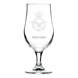 RAF Personalised Engraved Stemmed Beer Glass - Four Prop