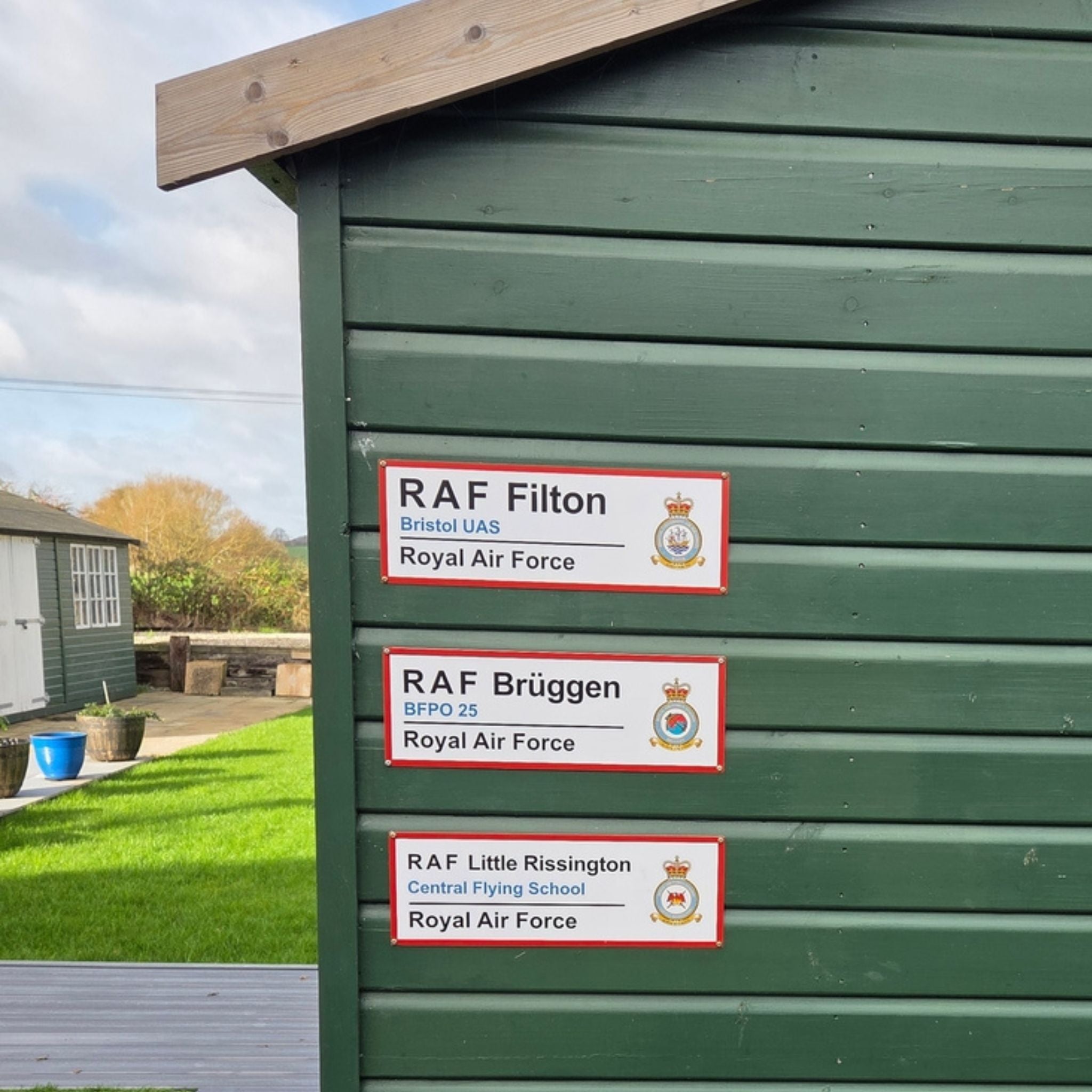 RAF Station Wall Sign - Four Prop