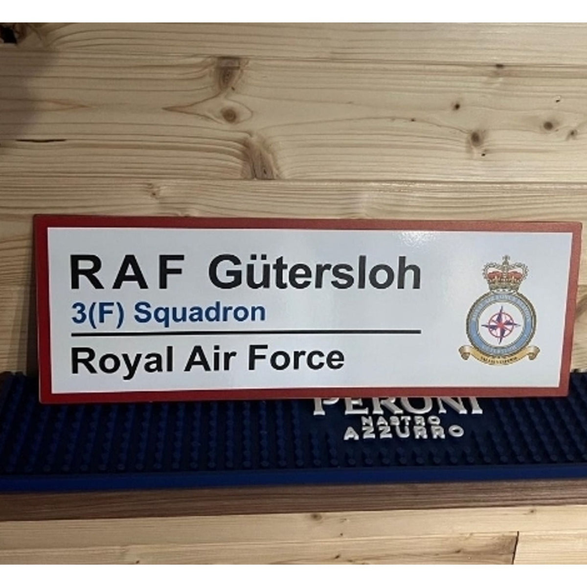 Raf Sign In RAF Station Wall Sign – Personalised for Any RAF Station (Past or Pres ...