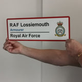 RAF Station Wall Sign - Four Prop