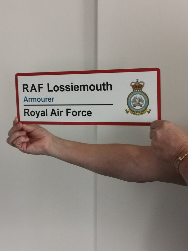 RAF Station Wall Sign - Four Prop