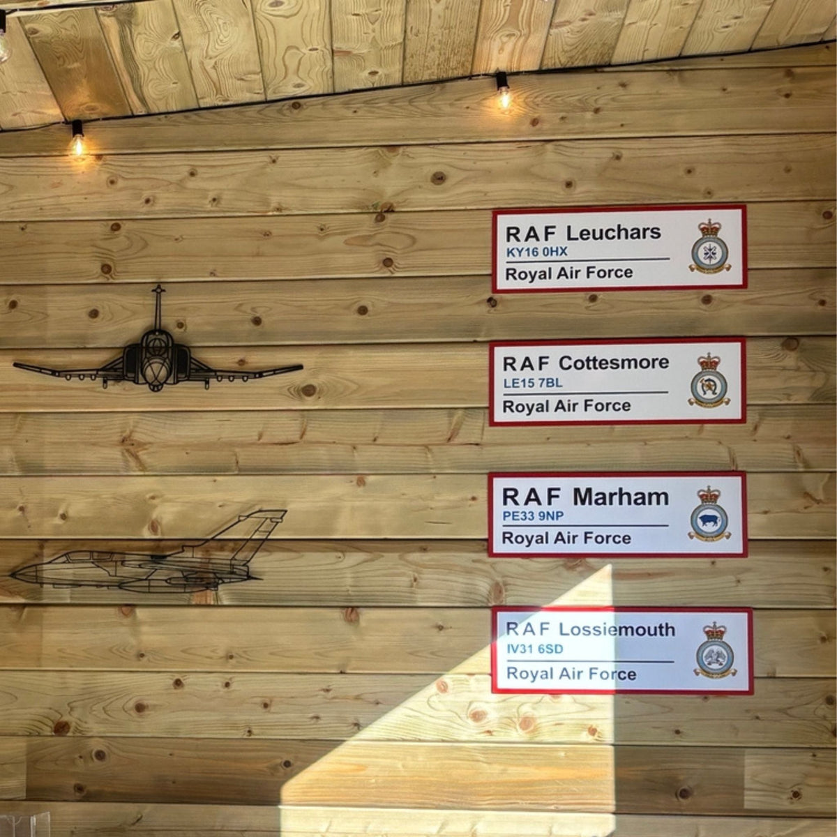 RAF Station Wall Sign - Four Prop