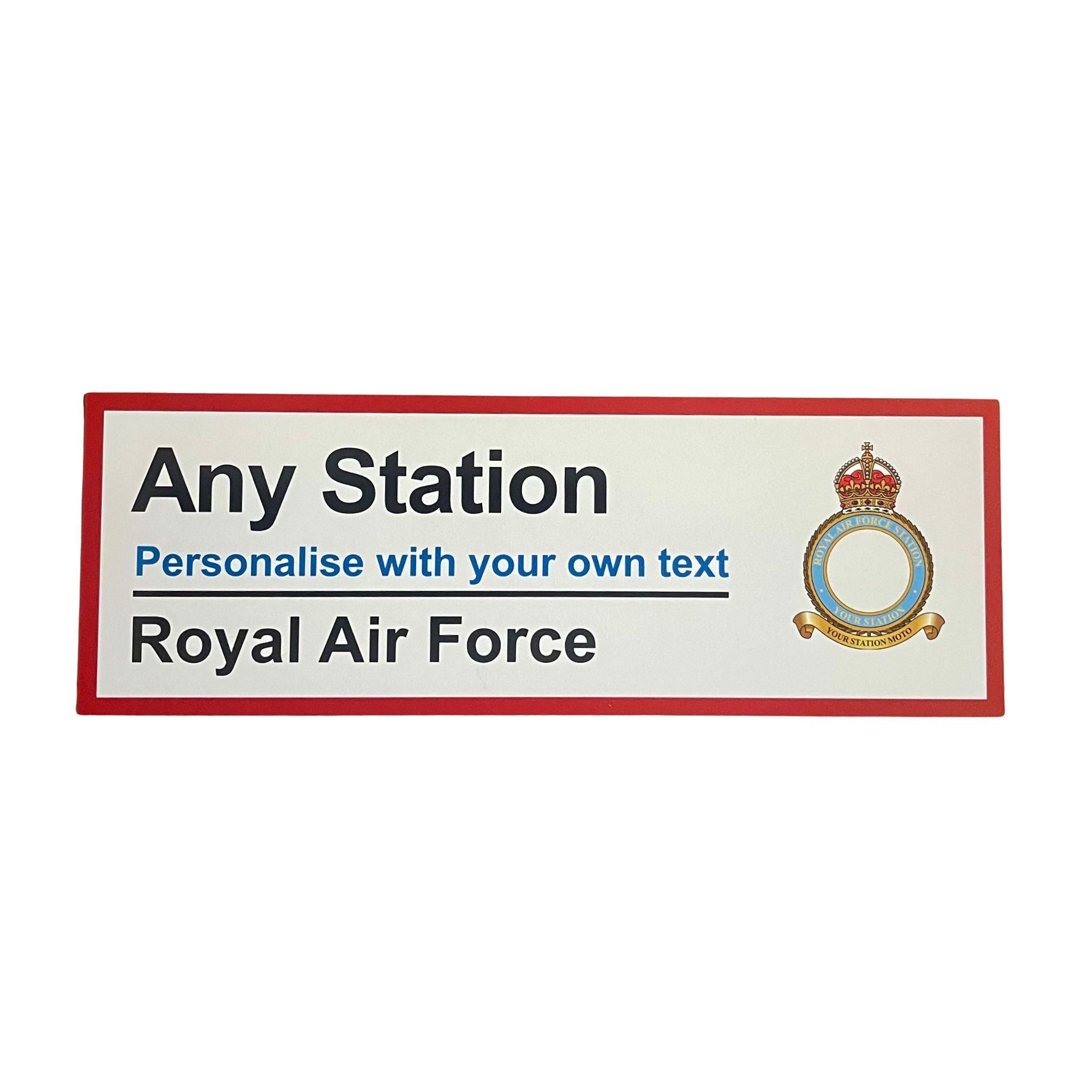 RAF Station Wall Sign - Four Prop