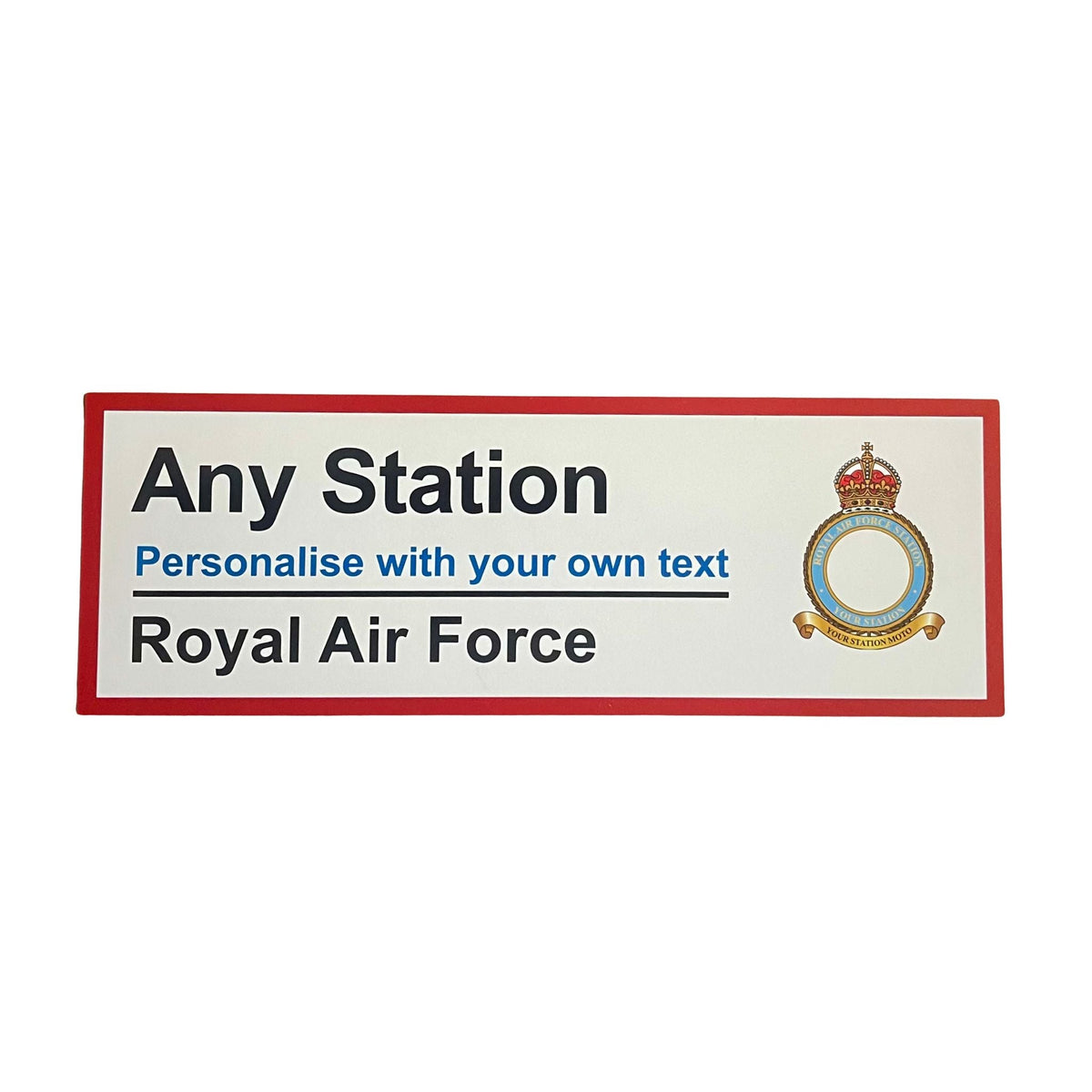 RAF Station Wall Sign - Four Prop